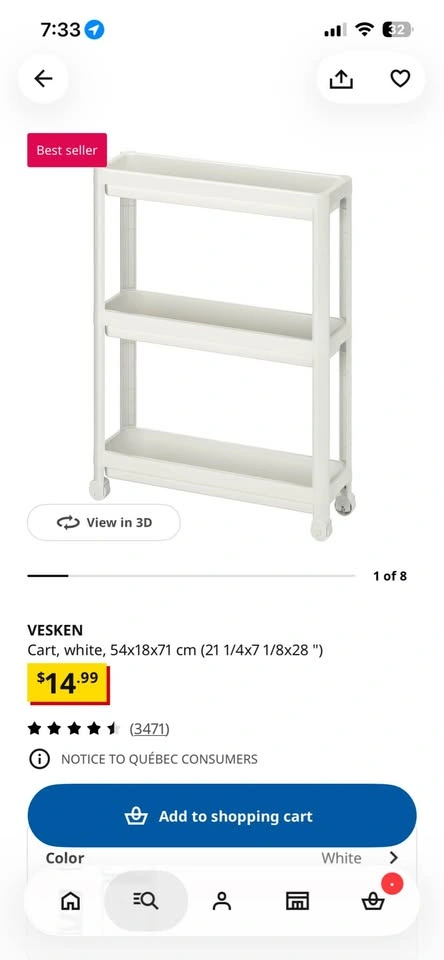 IKEA VESKEN Cart - photo 4