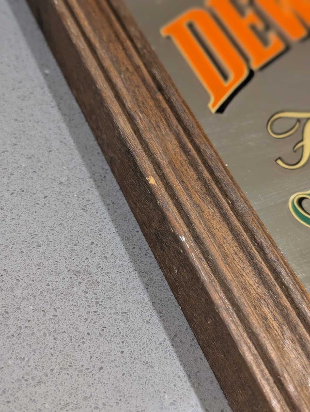 Vintage Dewar's Whisky Mirror Pub Sign - photo 3