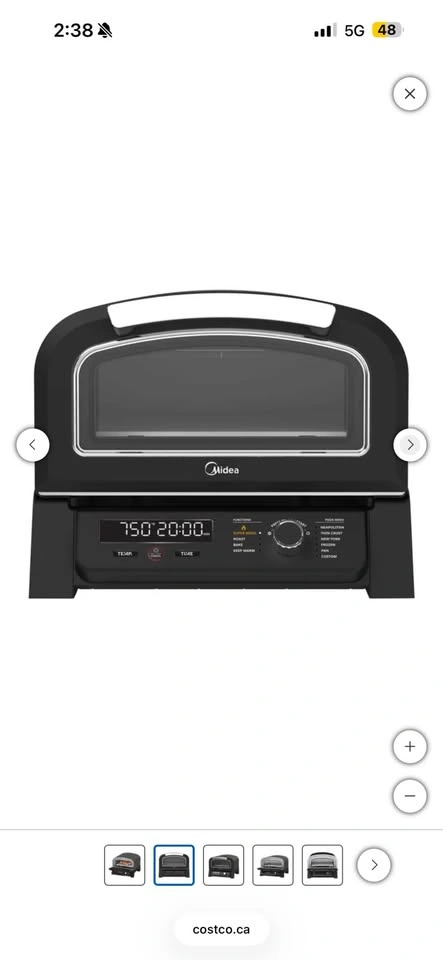 Midea Electric Pizza Oven – Used Once – Like New - photo 2
