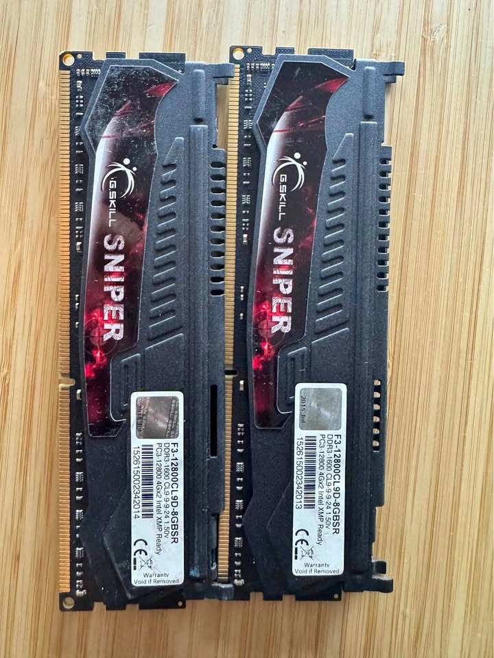G.SKILL Sniper 8GB DDR3-1600 RAM Kit