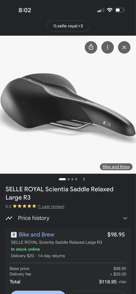 Scientia Saddle Relaxed Large R3 - photo 2