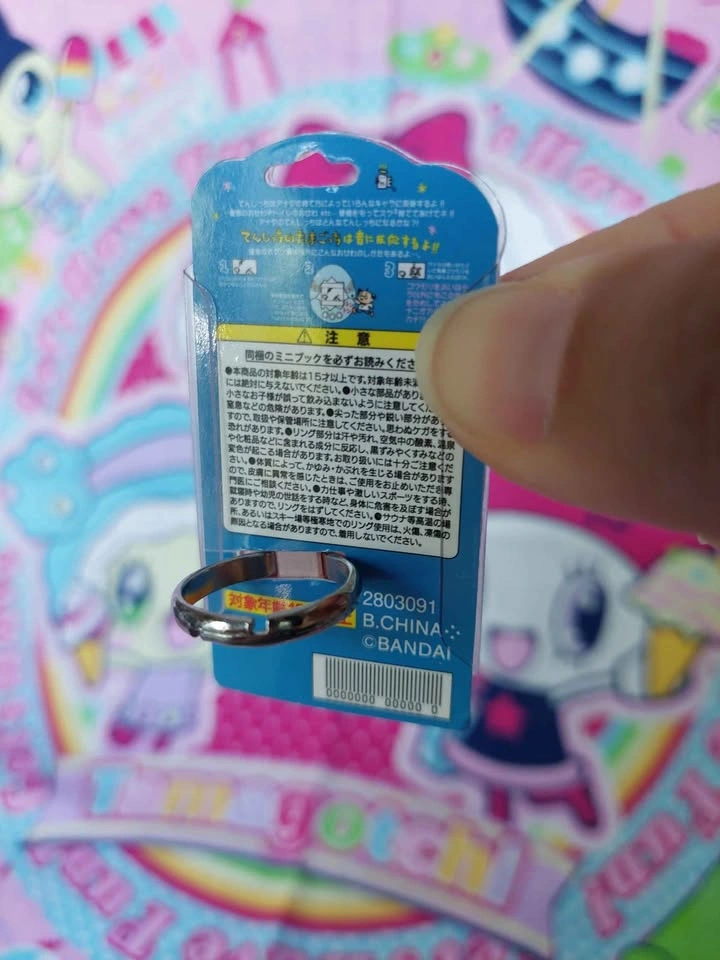 🏈 Tamagotchi Gashapon - Ringcolle 4 Angelgotchi Ring - photo 2
