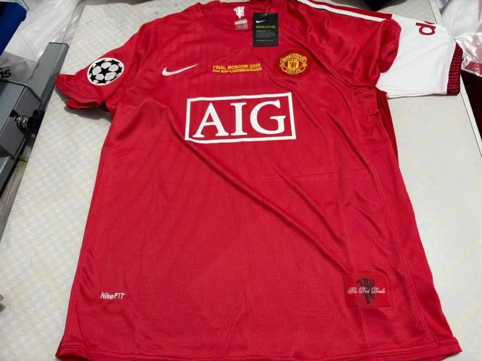 Ronaldo United 2008 Champions League Final Jersey Size L - photo 2
