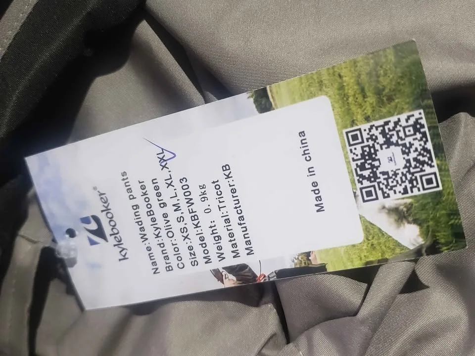 Kylebooker Fishing Wading Water Pants fly fishing XXL image indicator(3)