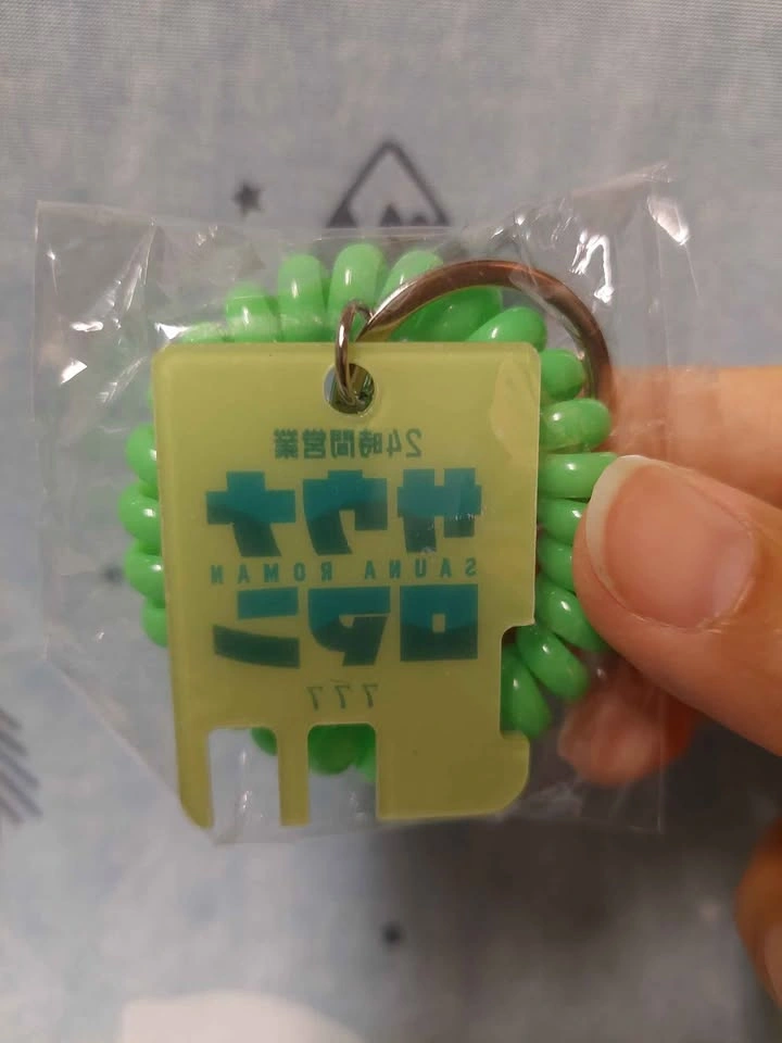 🏈 Japanese Gashapon - Retro Sauna Locker Key, Sauna Roman - photo 2