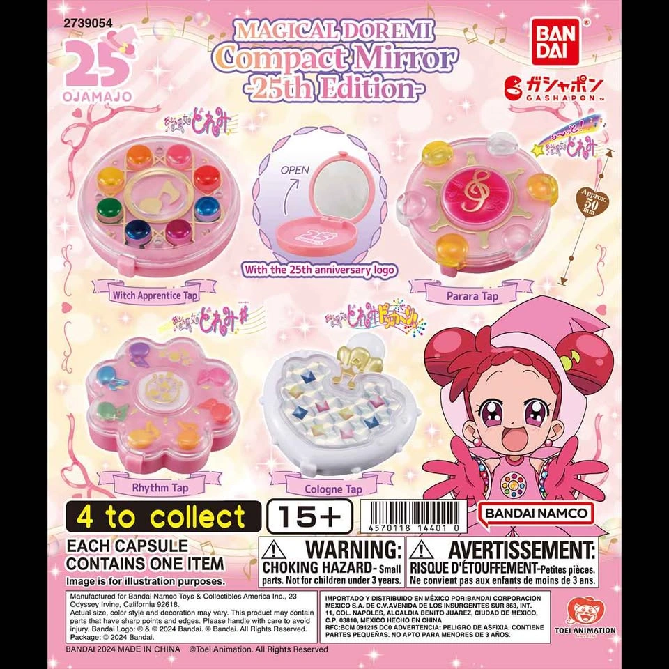 🏈 Magical Doremi (Ojamajo) Gashapon - 25th anni Compact Mir - photo 5