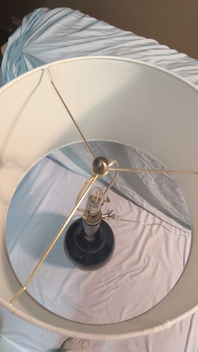 Blue table lamp - photo 2
