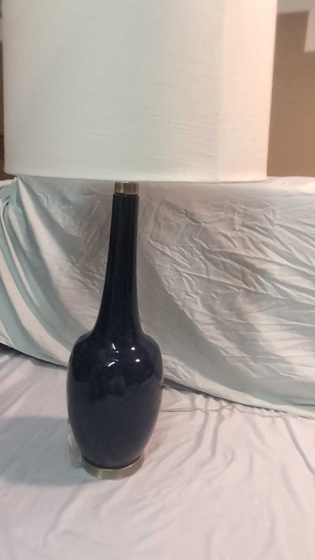 Blue table lamp - photo 3