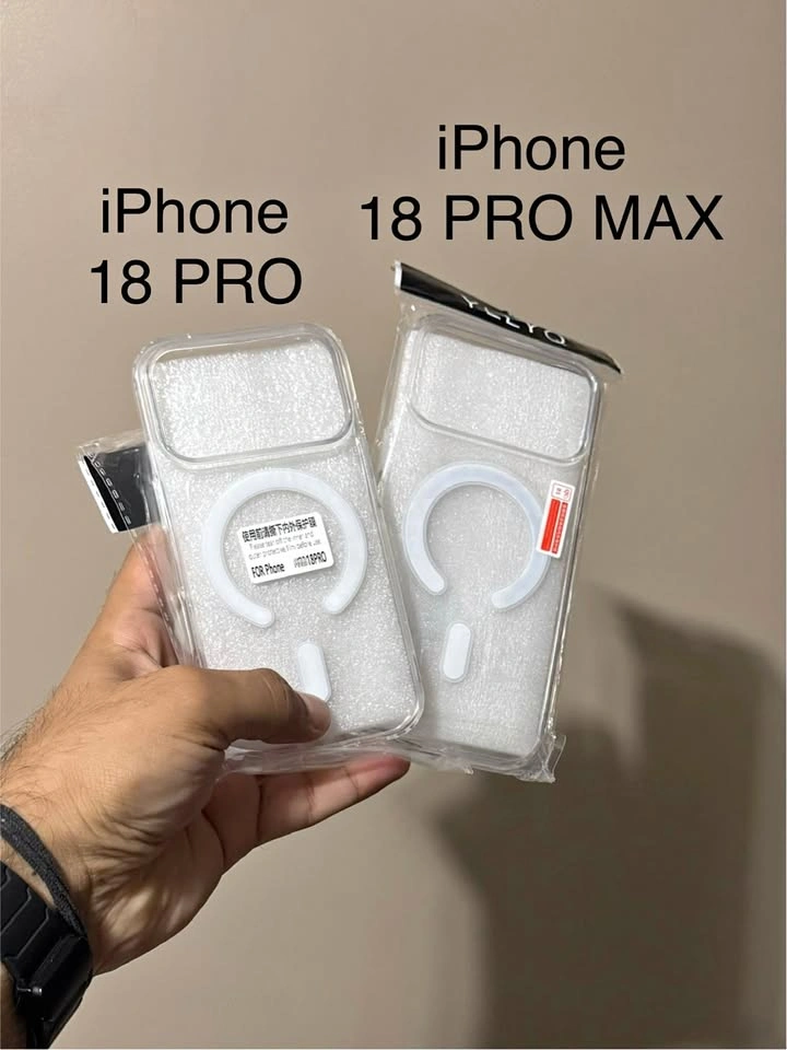 iPhone 18 PRO/18 PRO MAX Case Back Cover, clear transparent
