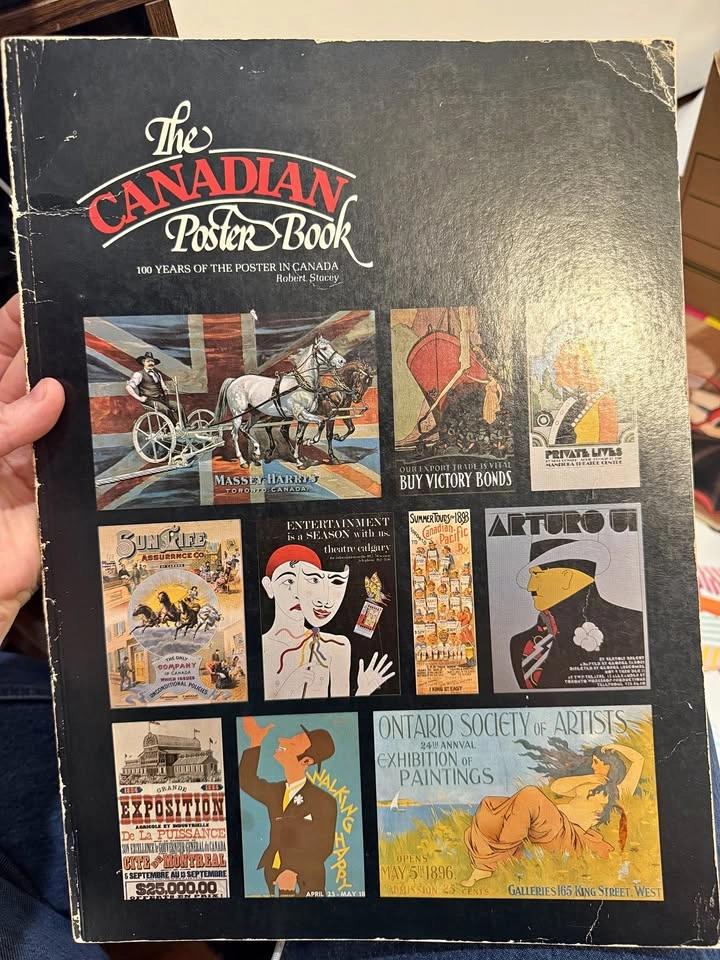 The Canadian Poster Book by Robert Stacey — first edition
