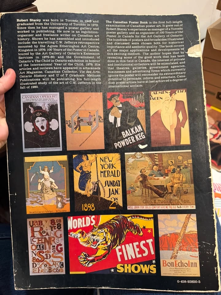 The Canadian Poster Book by Robert Stacey — first edition - photo 2