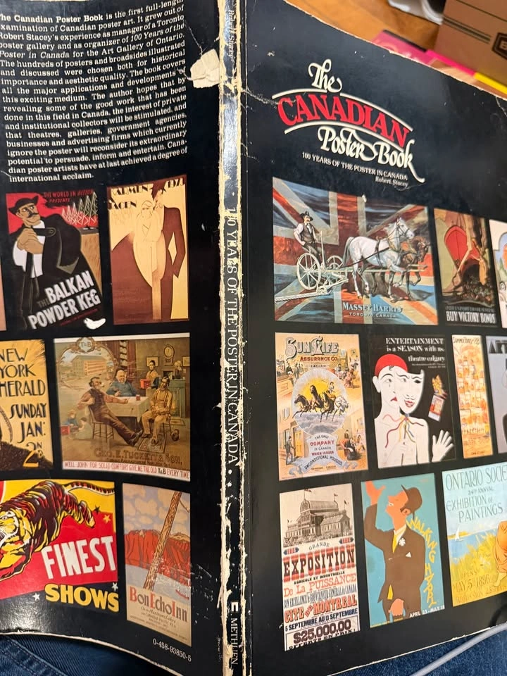 The Canadian Poster Book by Robert Stacey — first edition - photo 3