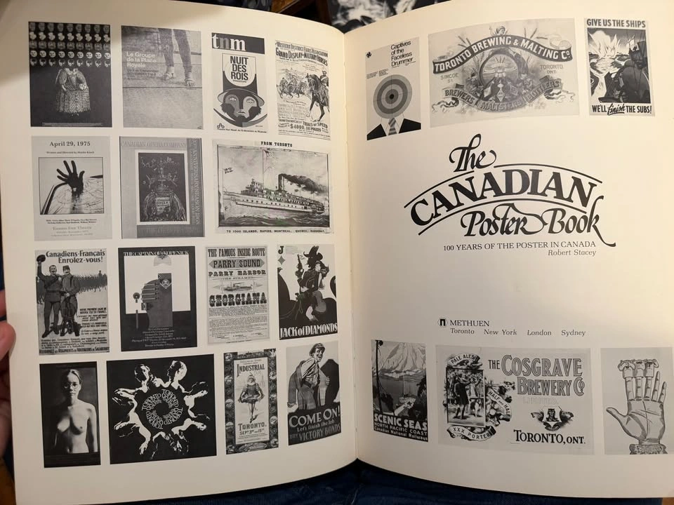 The Canadian Poster Book by Robert Stacey — first edition - photo 4