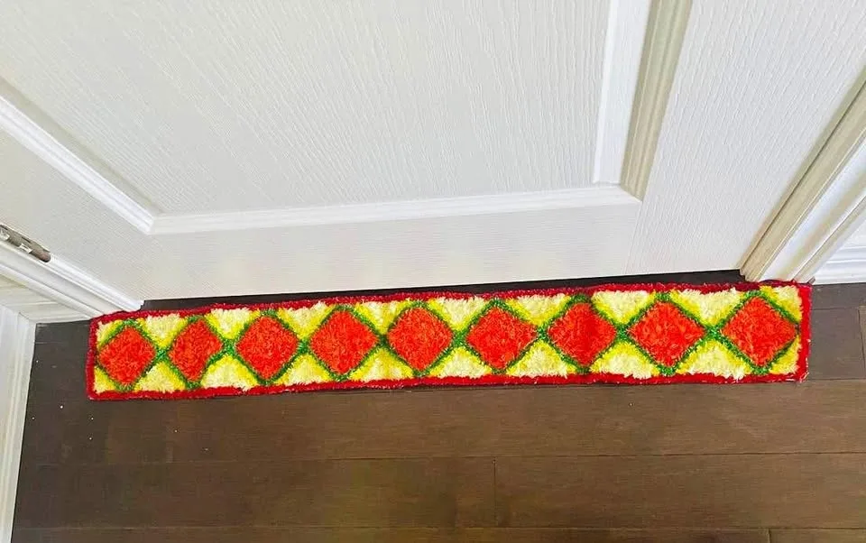 Slim 3 feet long Rangoli Mat thumbnail