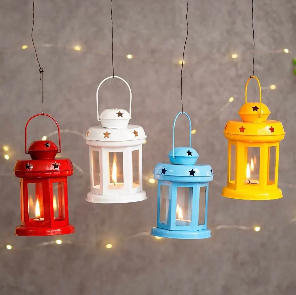 Set of 4 Colorful Lanterns image indicator(2)