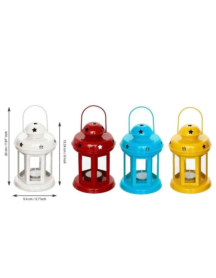 Set of 4 Colorful Lanterns image indicator(3)