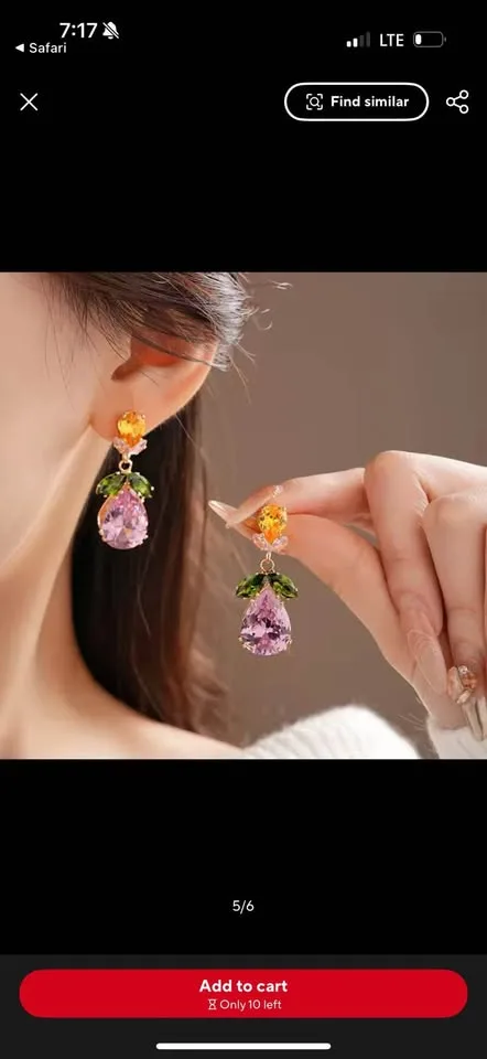 Multicoloured Zircon Jewelry Set image indicator(3)