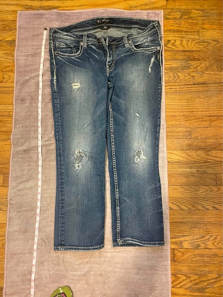 Silver jeans, mid rise, slim fit