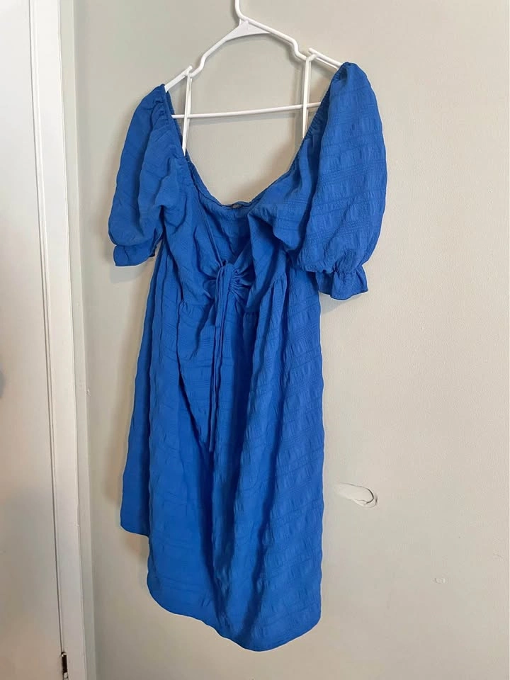 SHEIN Curve 3XL Blue Dress