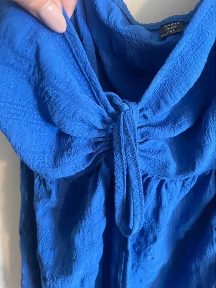 SHEIN Curve 3XL Blue Dress - photo 2