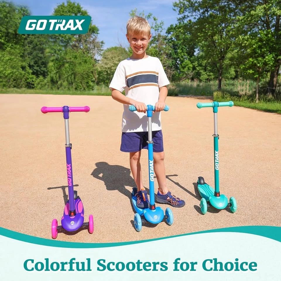 Gotrax KS1 3-Wheel Kids Kick Scooter – LED Light-Up Wheels - photo 3