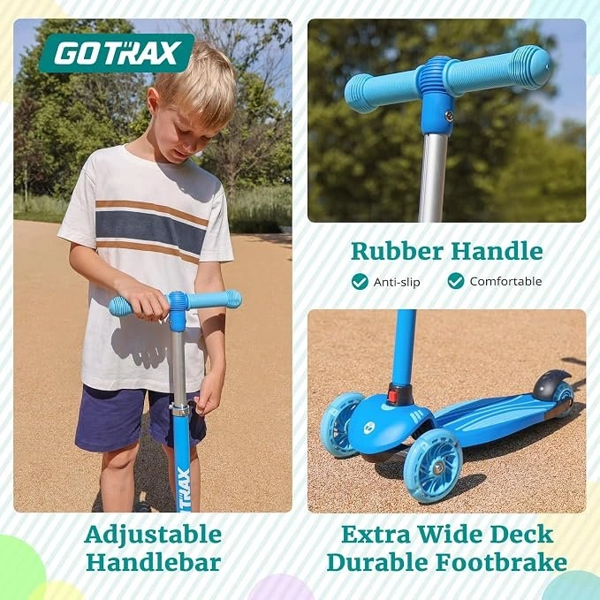 Gotrax KS1 3-Wheel Kids Kick Scooter – LED Light-Up Wheels - photo 4