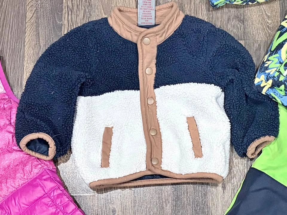 Tahari Baby Sherpa Fleece Jacket 6-9M
