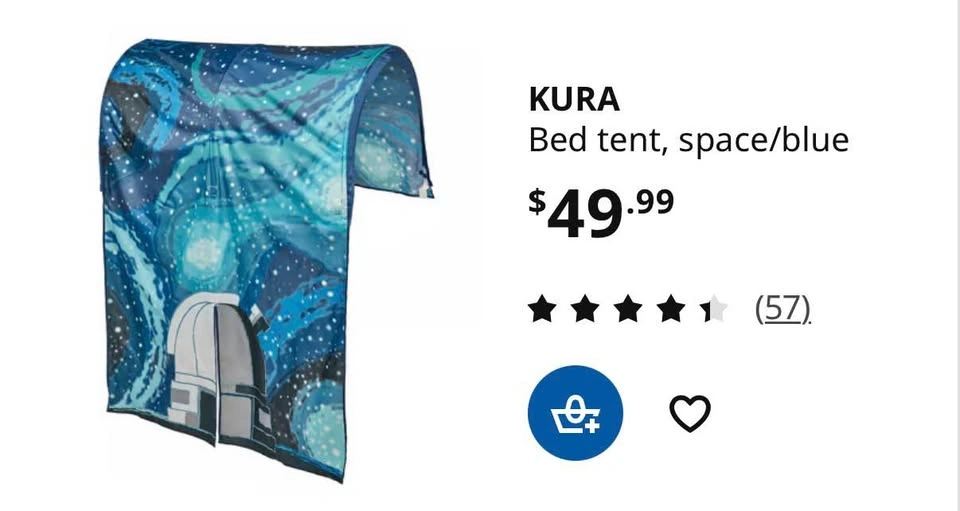 IKEA KURA Bed Tent - photo 3