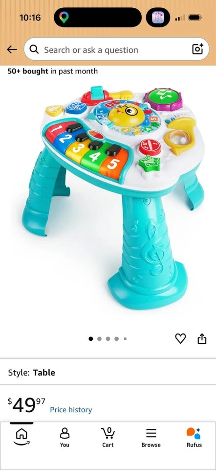Baby Einstein Discovering Music Activity Table - photo 2