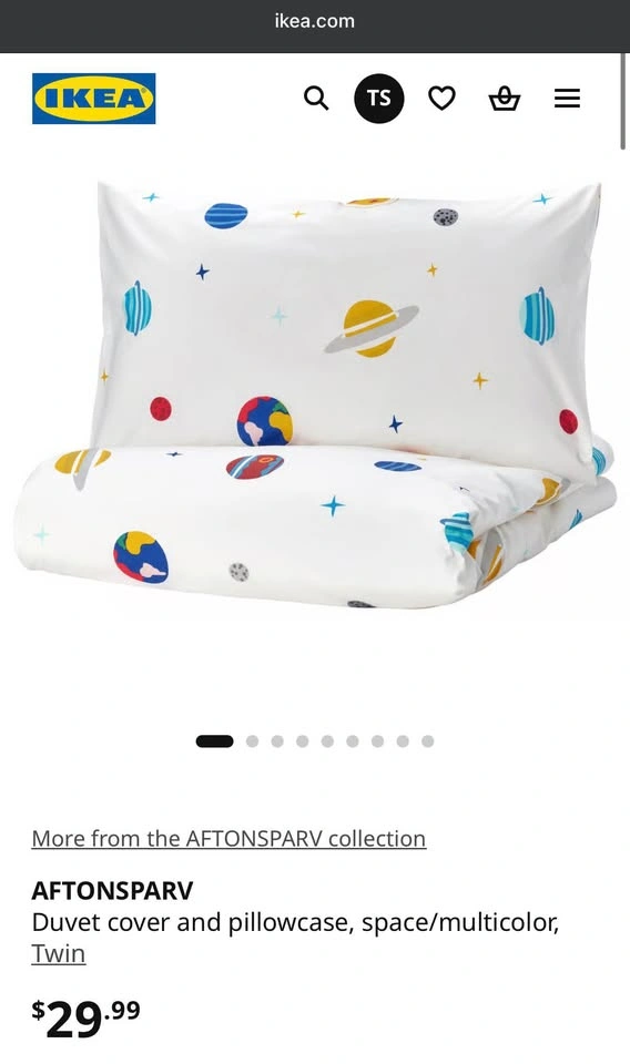 IKEA AFTONSPARV Space Themed Kids Room Set - photo 5