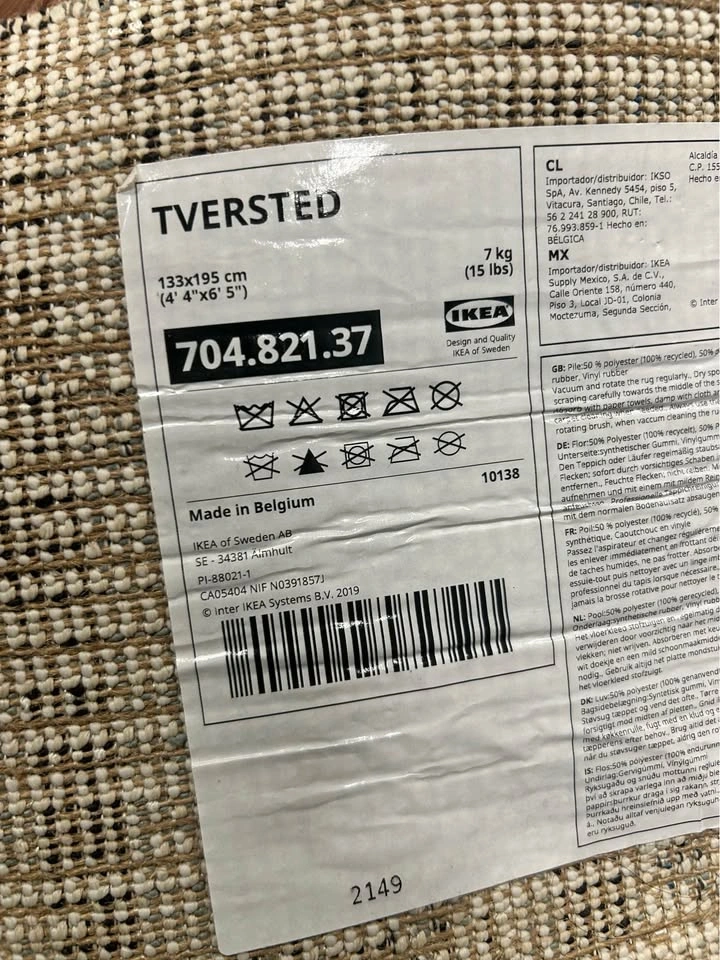 IKEA TVERSTED Rug - photo 2