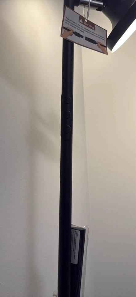 Black Dual Head Floor Lamp - photo 4