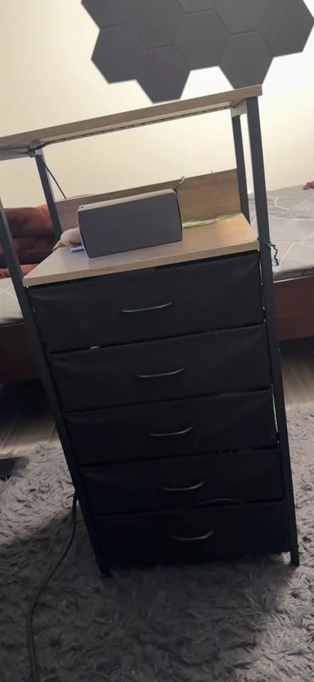 5-Drawer Fabric Dresser - photo 2