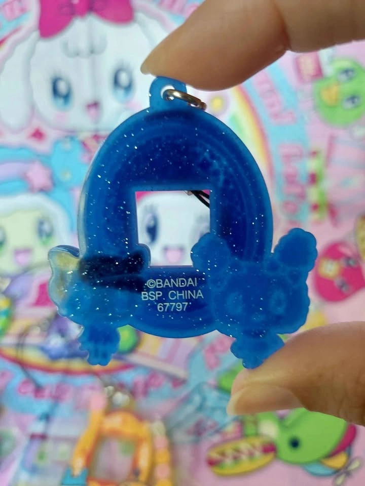 🏈 Tamagotchi Raffle Prize F - Glitter Pink iDL device Keychain - photo 2