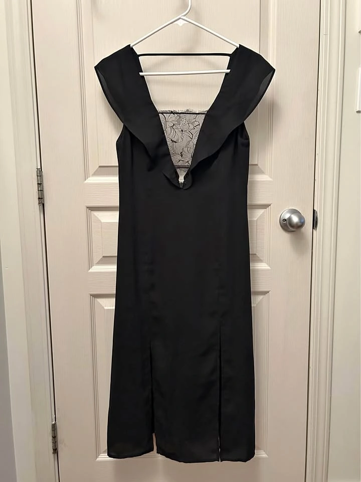 Elegant Black Midi Dress with Lace Detail from Topshop