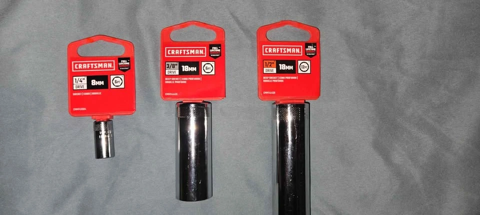 NEW Craftsman 10-Piece Socket Set (1/4", 3/8", 1/2" Drive) - photo 4