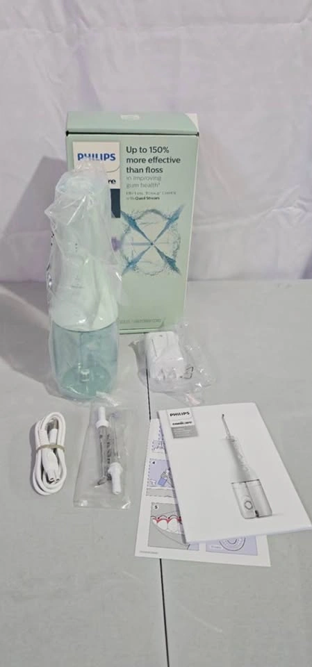 NEW Philips Sonicare Power Flosser 3000 Cordless - Mint Green - photo 2