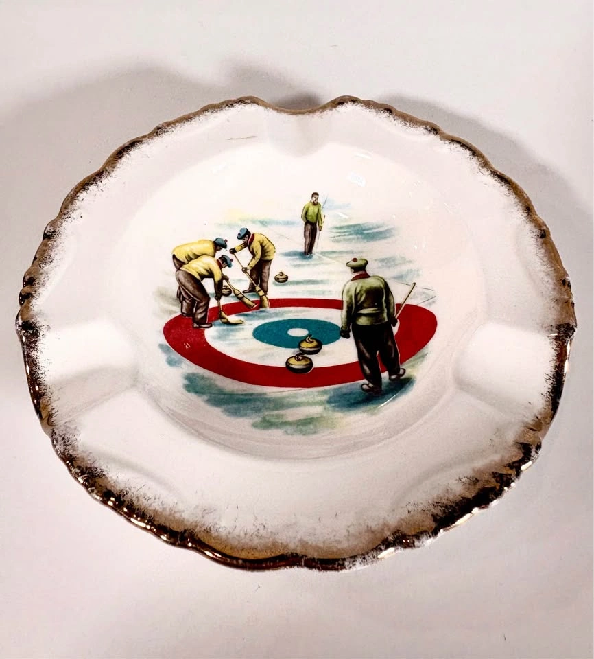 Royal Albert Curling Bone China Ashtray - photo 2