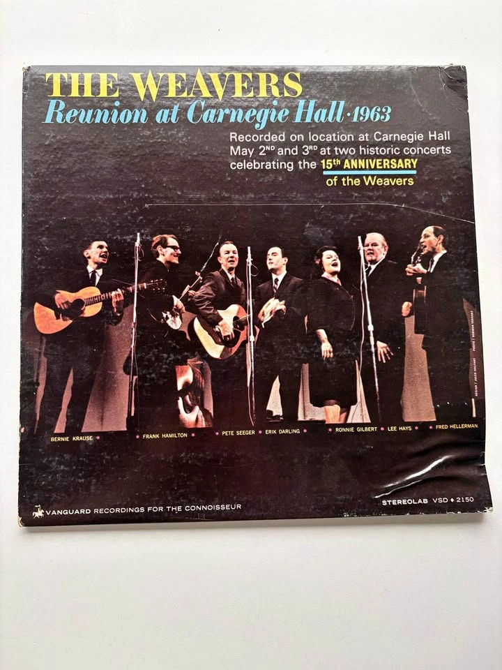 The Weavers Reunion at Carnegie Hall-1963 Vinyl Record