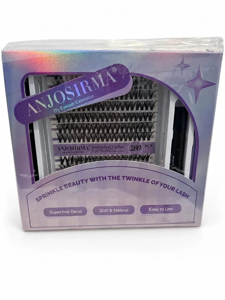 ANJOSIRMA DIY Lash Extension Kit – 280 pcs