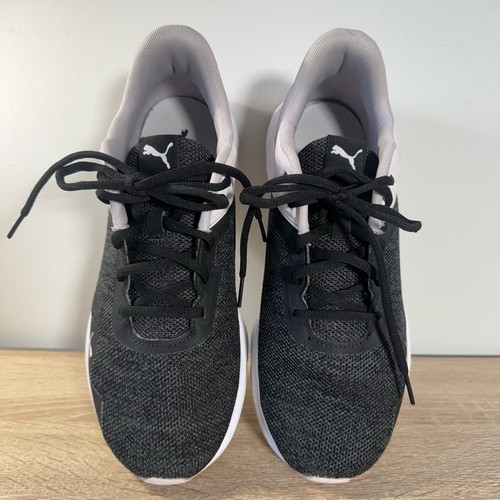 Puma Softride Enzo Evo Knit Black White Women’s Size 10 - photo 2