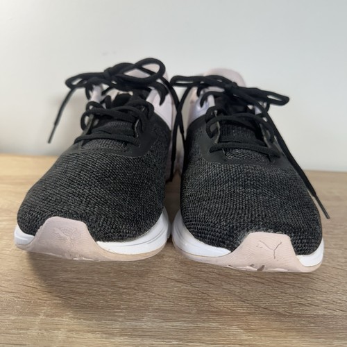 Puma Softride Enzo Evo Knit Black White Women’s Size 10 - photo 3