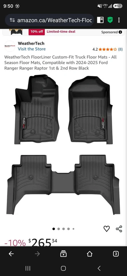 Weathertech floor mats - photo 4