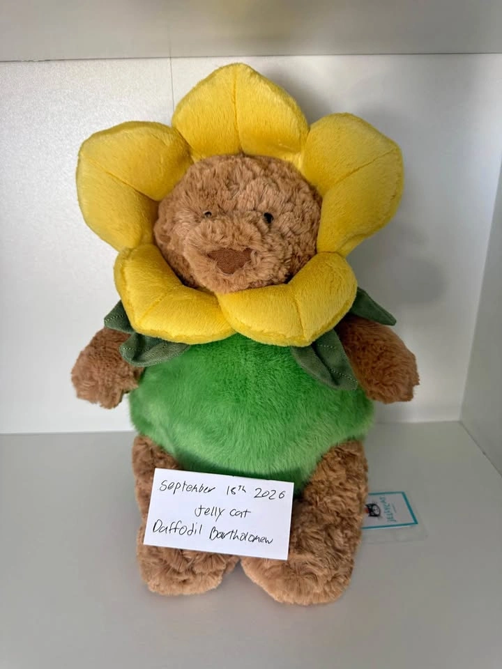 Jellycat Daffodil Bartholomew Bear Plush