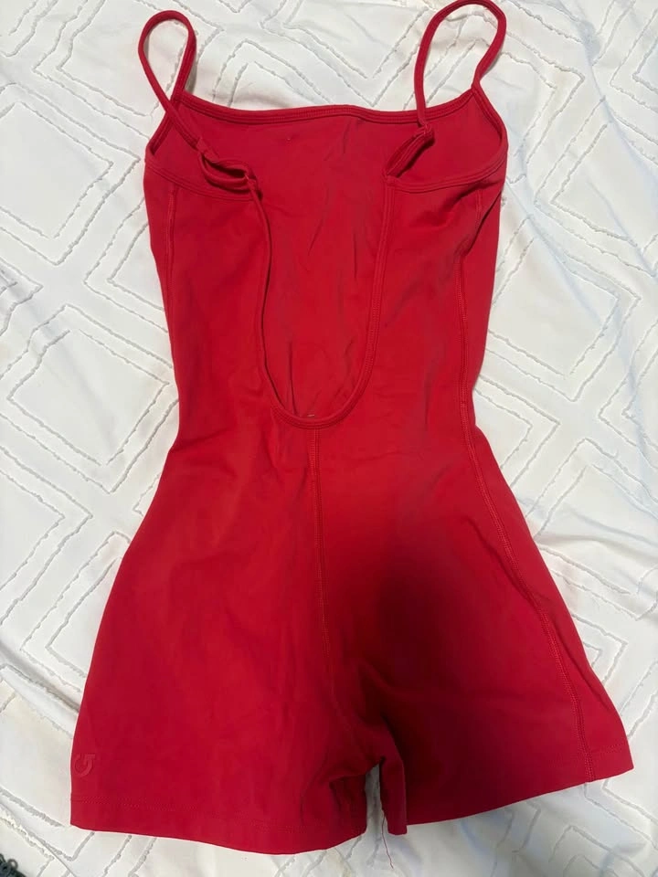Garage Red Athletic Bodysuit Romper - photo 2