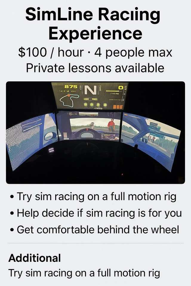 SimLine Racing Experience – Full Motion Racing Simulator