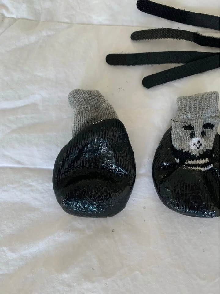 Set of 4 Waterproof Dog Shoes with Straps - photo 2