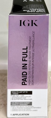 IGK Paid In Full High Gloss Intense Treatment New In Box - photo 4