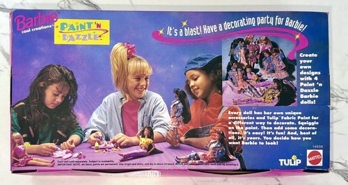 Vintage 1993 Mattel Paint 'N Dazzle Barbie Doll #10039 NRFB - photo 4