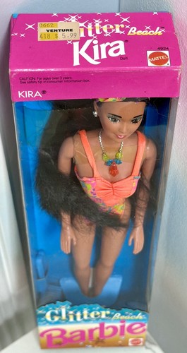 Vintage 1992 Glitter Beach Kira Barbie Doll by Mattel-NRFB - photo 3